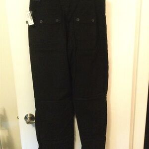 New Reitmans Linen/Cotton Ladies pants Size 13 Black